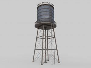 water tower Model 3D