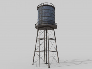 water tower Model 3D