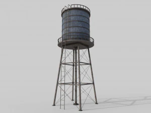 torre dell'acqua Modello 3D