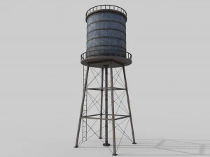 torre dell'acqua Modello 3D