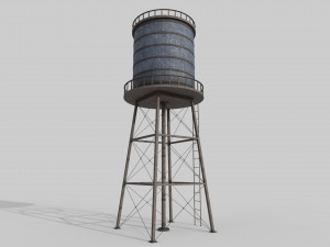 water tower Model 3D