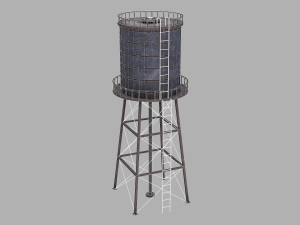 water tower Model 3D