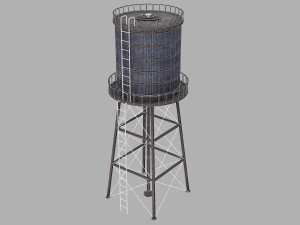 water tower Model 3D