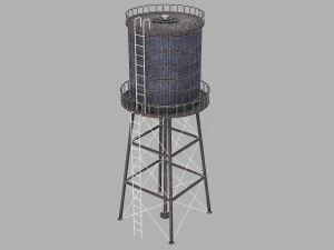 torre dell'acqua Modello 3D