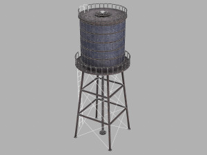water tower Model 3D
