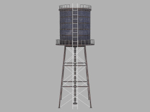 water tower Model 3D