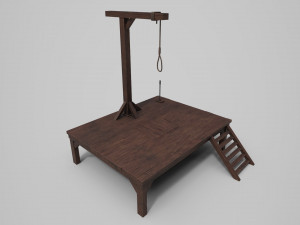 small gallows 3D Model