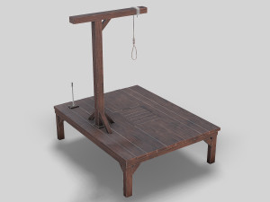 small gallows 3D Model