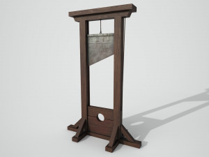 medieval guillotine 3D Model