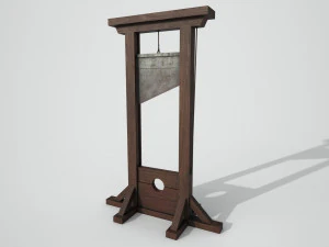 medieval guillotine 3D Model