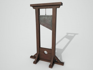 medieval guillotine 3D Model