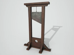 medieval guillotine 3D Model