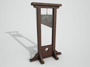 medieval guillotine 3D Model