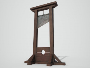 medieval guillotine 3D Model