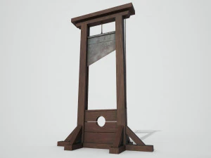 medieval guillotine 3D Model