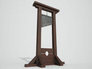 medieval guillotine 3D Model