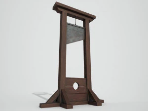 medieval guillotine 3D Model