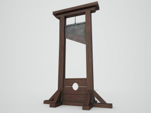 medieval guillotine 3D Model