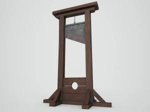 medieval guillotine 3D Model