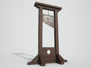 medieval guillotine 3D Model