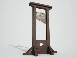 medieval guillotine 3D Model