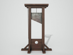 medieval guillotine 3D Model
