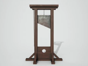 medieval guillotine 3D Model