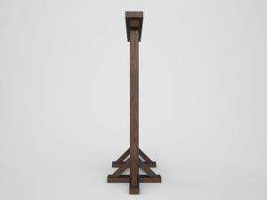 medieval guillotine 3D Model