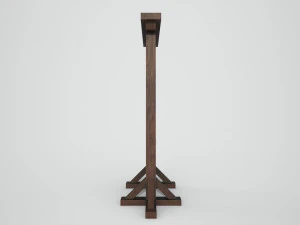 medieval guillotine 3D Model