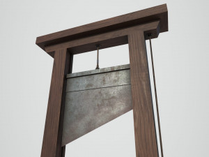 medieval guillotine 3D Model
