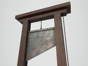 medieval guillotine 3D Model