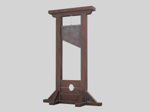medieval guillotine 3D Model