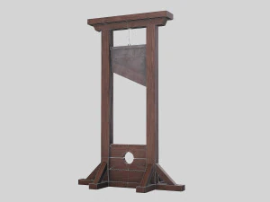 medieval guillotine 3D Model