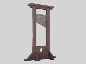 medieval guillotine 3D Model