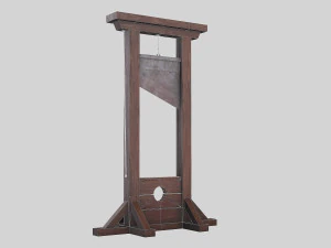 medieval guillotine 3D Model