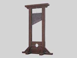 medieval guillotine 3D Model