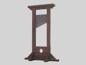 medieval guillotine 3D Model