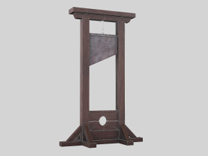 medieval guillotine 3D Model