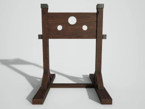 mittelalterlicher Pranger 3D Modell