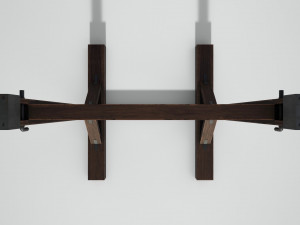 medieval pillory Modelo 3D