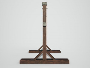 medieval pillory Modelo 3D