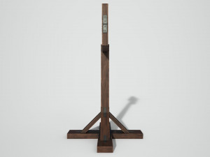 medieval pillory Modelo 3D