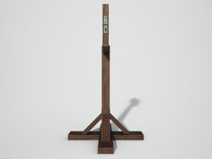 medieval pillory Modelo 3D