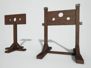 mittelalterlicher Pranger 3D Modell