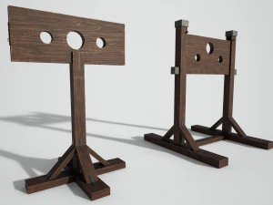 mittelalterlicher Pranger 3D Modell