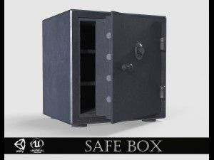 small safe box locker 3D Model