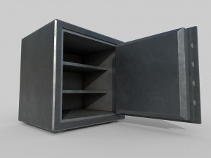 small safe box locker 3D मॉडल