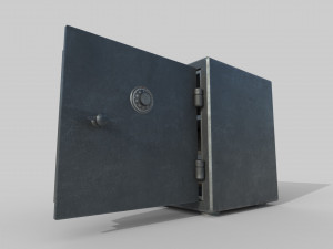 small safe box locker 3D मॉडल