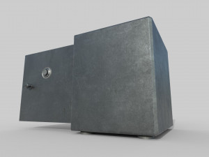 small safe box locker 3D मॉडल