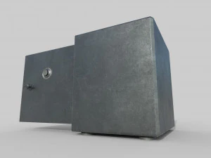 small safe box locker 3D Model
